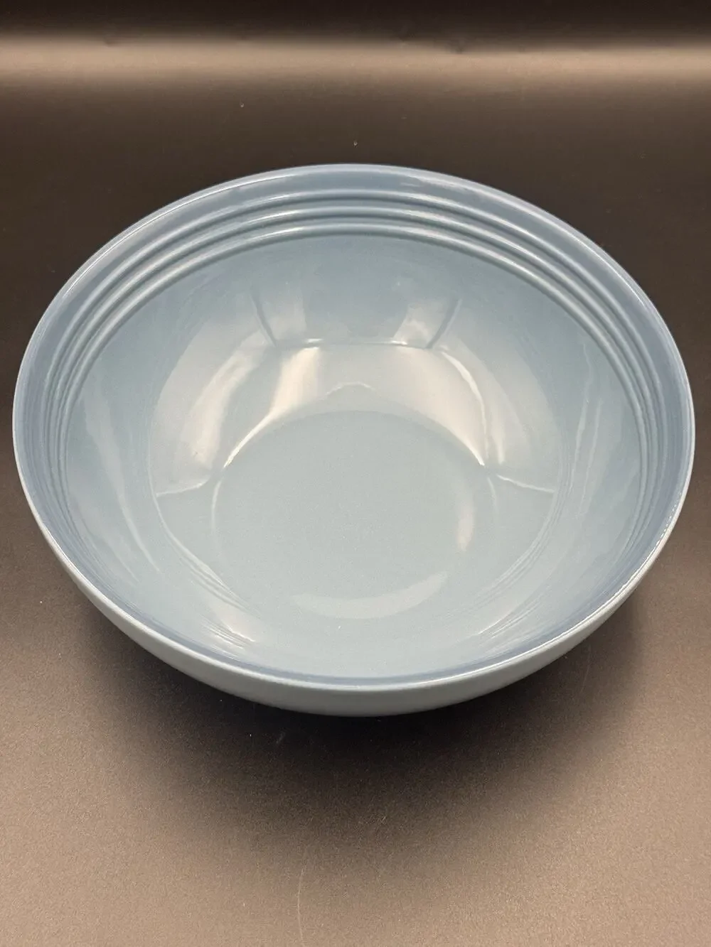Le Creuset Chambray Blue 24cm 9 3/8” Stoneware Serving Bowl 2.2L NWT